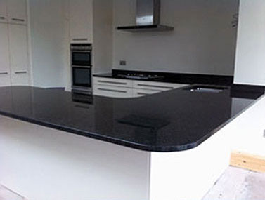 Worktop after fitting